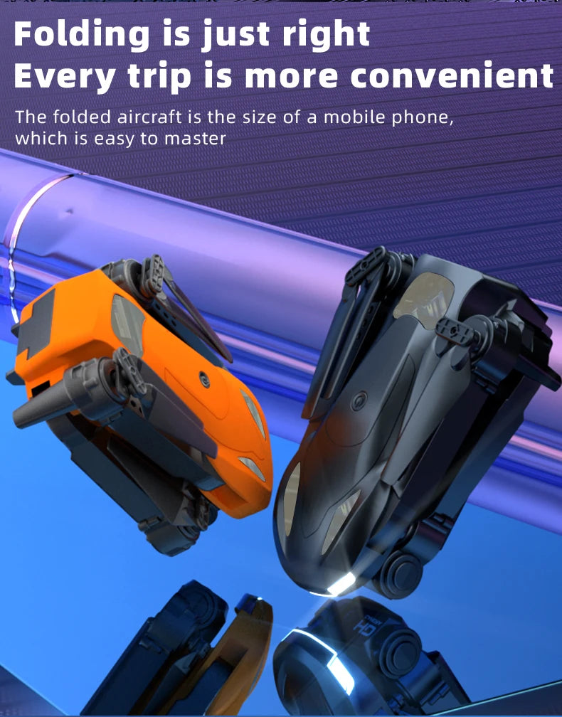 H98 Pro Drone - 4K Dual HD Camera Aerial Four Axis Aircraft Obstacle Avoidance RC Helicopter Dron Adult Toys 2023 best drone 13 H98 Pro Drone, folded aircraft is the size of a mobile phone, which is easy