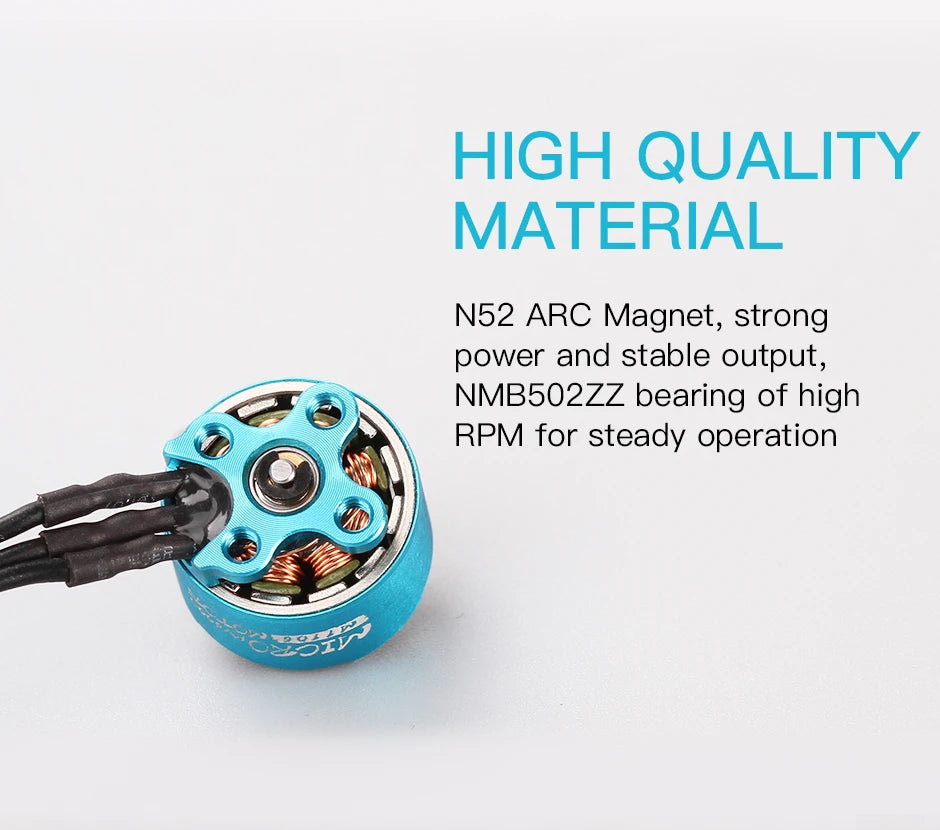 4PCS T-motor, HIGH QUALITY MATERIAL N52 ARC Magnet, strong power and stable output,
