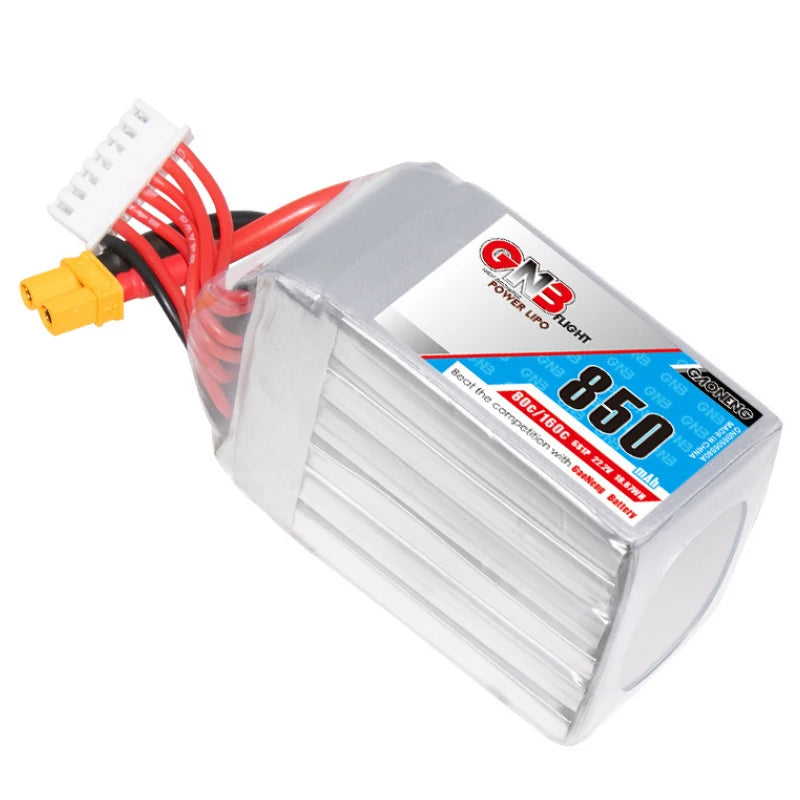 1.jpg GaoNeng GNB 6S 22.2V 850mAh 80C/160C Lipo Battery For RC FPV Racing Drone Quadcopter