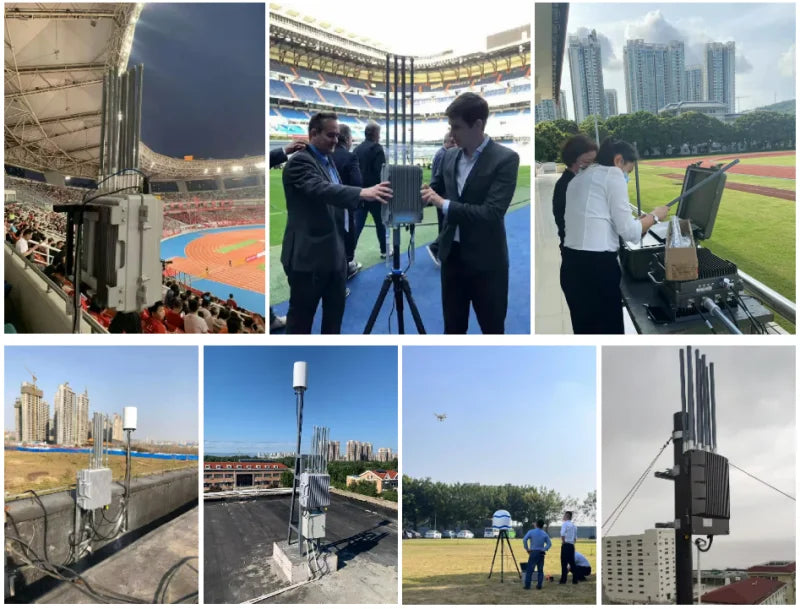50W Portable Anti Drone Devices, to prevent the signal received by the control system, the distance between it and the operator is like