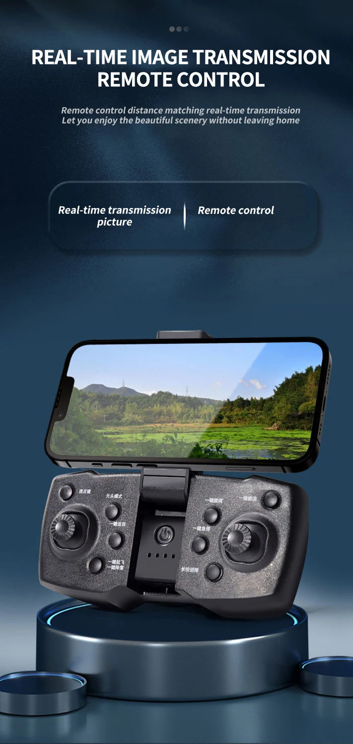 New Quadcopter Drone 8K Profesional Drones With 4k HD Obstacle Avoidance Aerial Photography RC Helicopter Airplane Foldable Dron 35 New Quadcopter Drone, real-time image transmission remote control lets you enjoy the beautiful scenery without