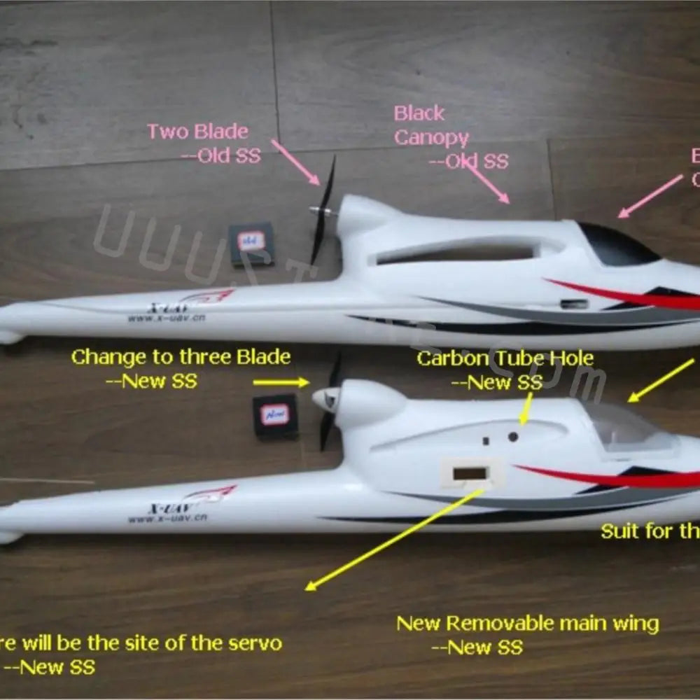 X-UAV Skysurfer X8 RC Airplane - 1400mm WingSpan FPV Fighter Plane KIT EPO Foam 7 X-UAV Skysurfer X8 RC Airplane SPECIF