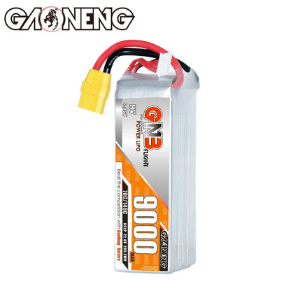 GaoNeng GNB 6S HV 22.8v 9000mAh 70C/140C High Capacity Lipo Battery For FPV Racing Drone