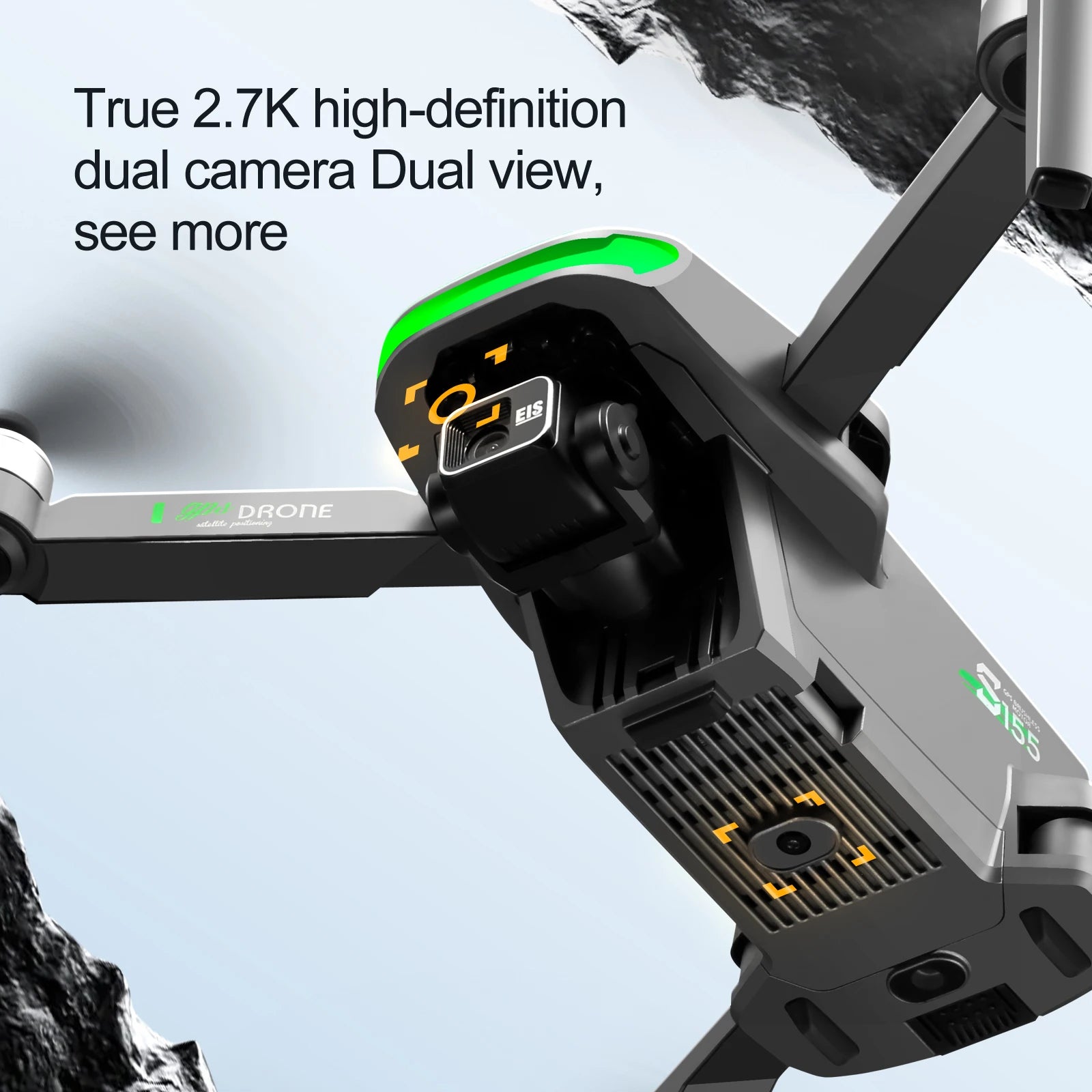 S155 Drone, this construction ensures durability while keeping the drone lightweight