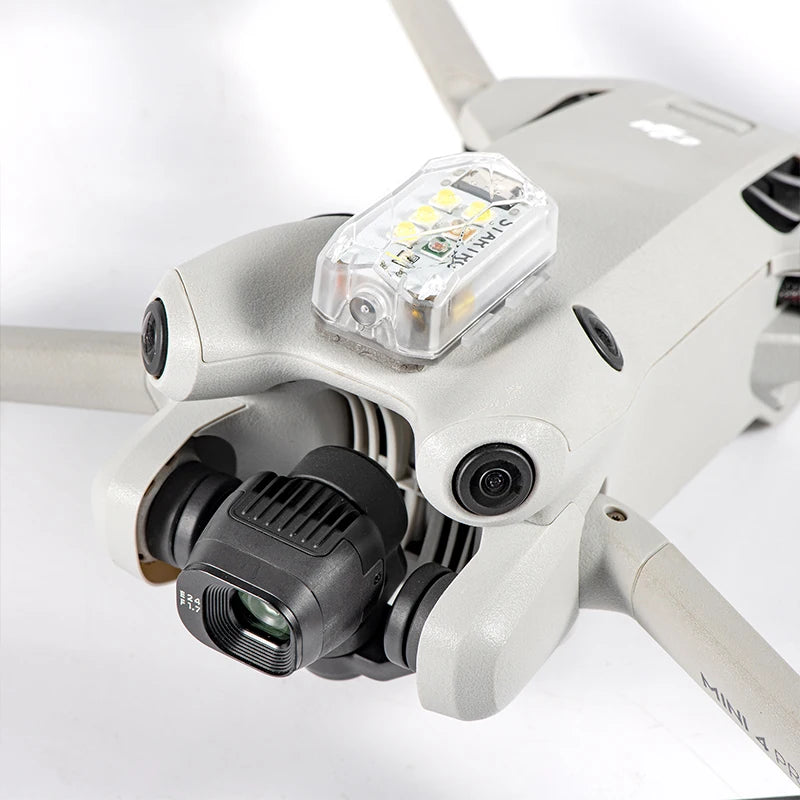 Lumière stroboscopique STARTRC pour drone, 6 LED, visibilité 5 km — Feux clignotants pour DJI Mini 4 Pro/Air 3/Mini 3/2/Air 2S