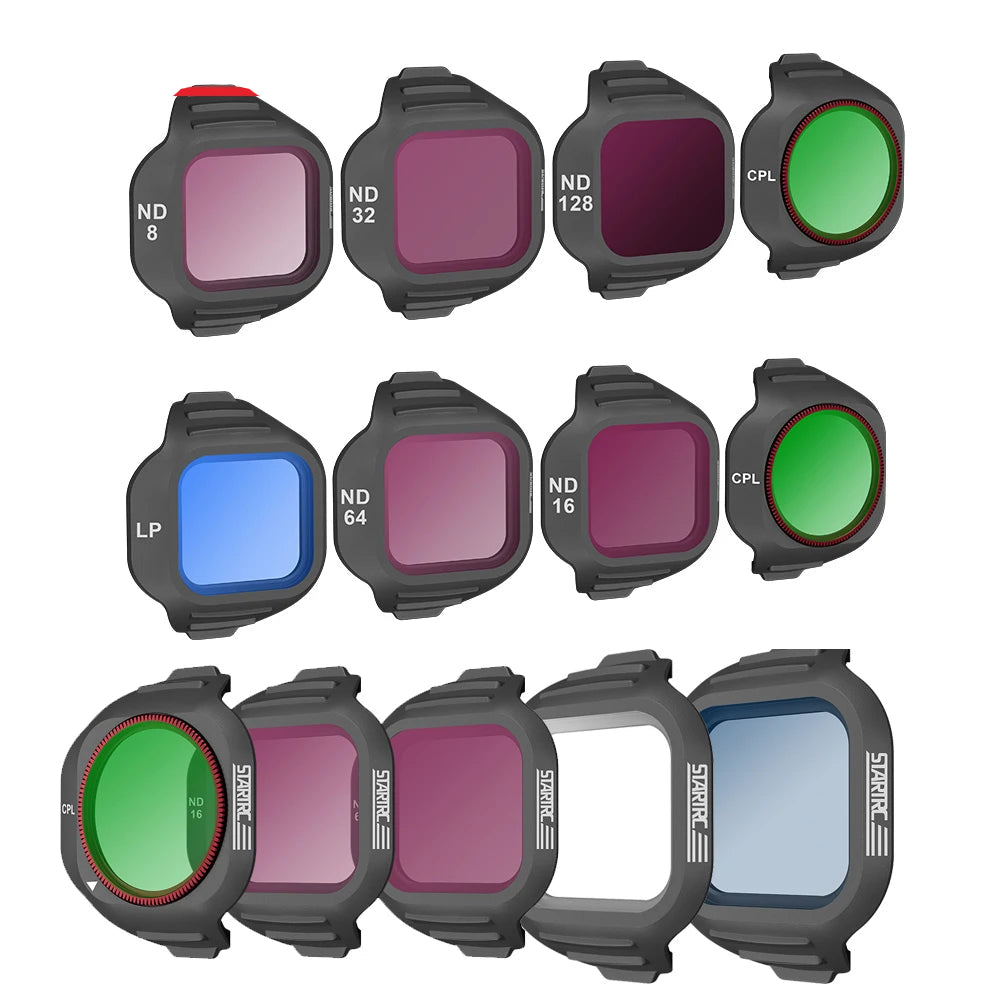 STARTRC Lens Filter Set for DJI Mini 5 Pro – 1/4 Black Mist, UV, CPL, Natural Night, ND8/16/32/64/128 Kit