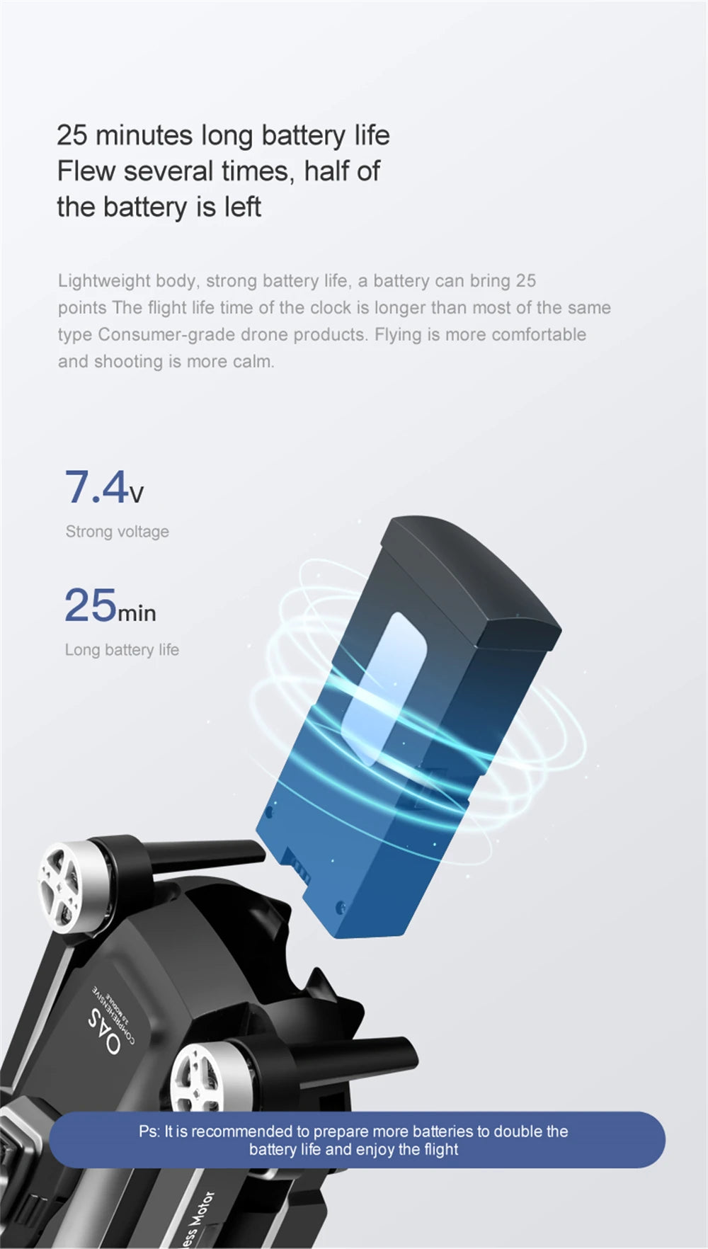 RG101 MAX Drone - 4K HD Professional Dual RC HD Camera GPS FPV 3Km Aerial Photography Brushless Motor Foldable Quadcopter Professional Camera Drone 34 RG101 MAX Drone, the flight time of the clock is longer than most of the same type Consumer-grade drone products