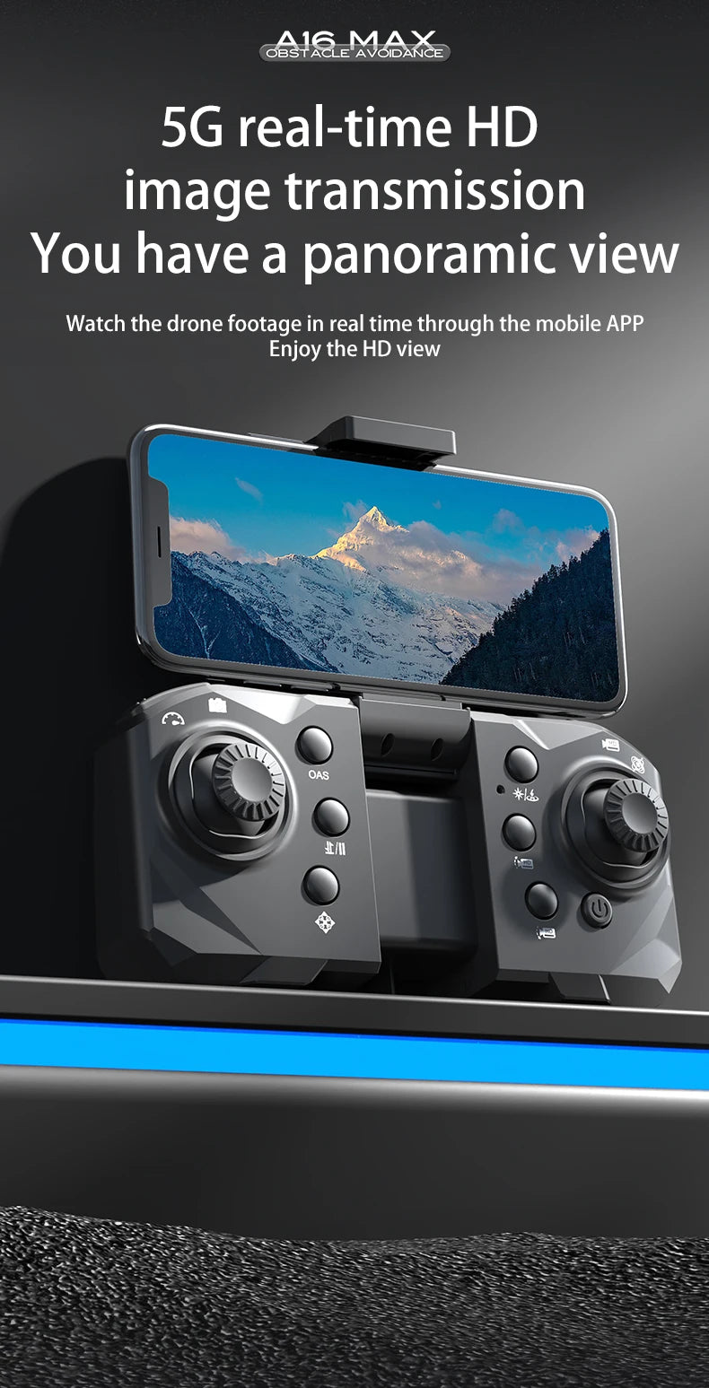 A16 MAX Drone - 4K Profesional GPS FPV Dual HD Camera Drones With Brushless Motor 5G WiFi RC Quadcopter Toys VS SG108 Pro KF102 18 A16 MAX Drone, obst_ biee nbbane 56 real-