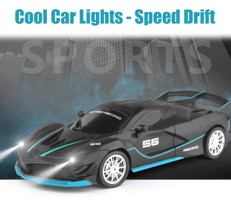 2.4G Radio Remote Control Sports Cars - For Children Racing High Speed Drive Vehicle D
