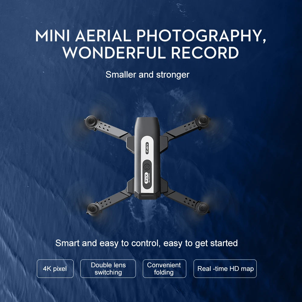 XT4 Mini Drone, MINI AERIAL PHOTOGRAPHY, WONDERFUL RECORD