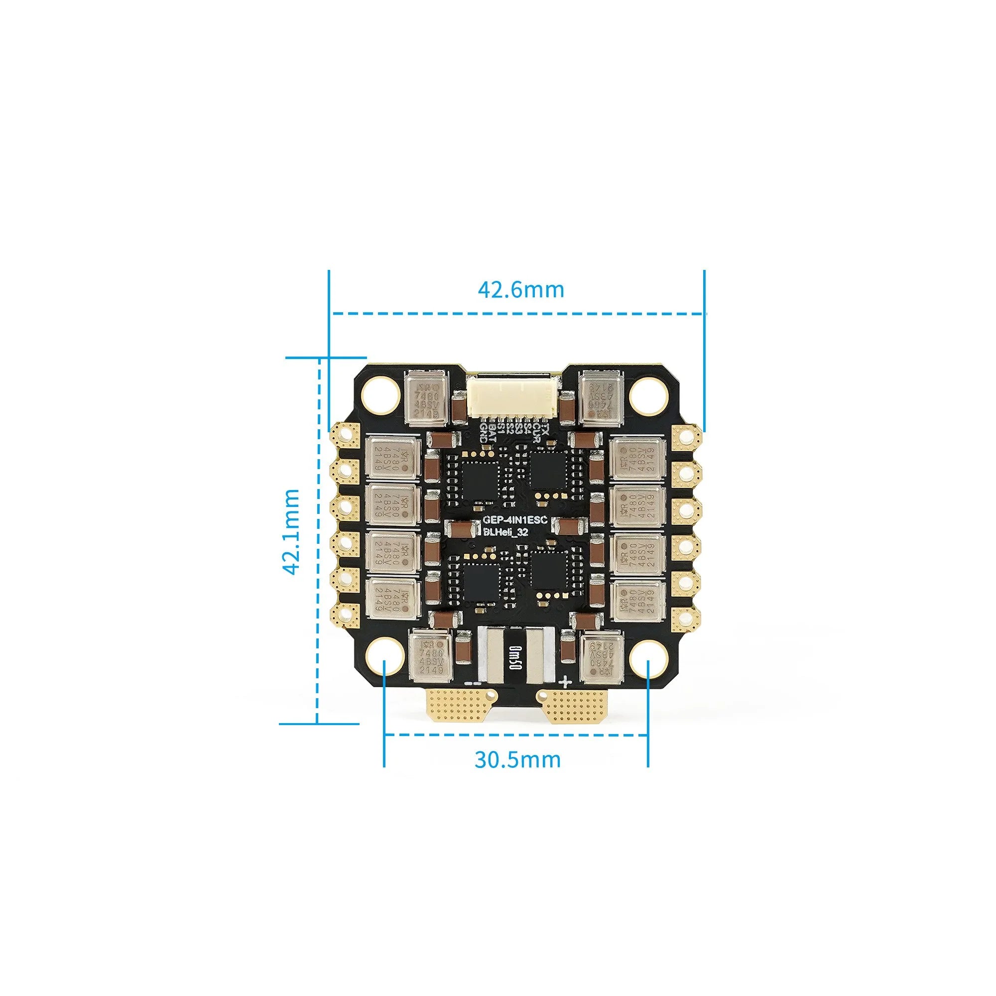 GEPRC TAKER F405 BL32 70A STACK- ESC Flight Controller Chip 16M Black Box Analyze Record Flight Data Plug Play Racing FPV Drone 15 crashes when components have aged or been damaged .
