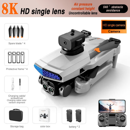 D6 Drone, Air pressure 540 obstacle 8K HD single lens Uncontrollabile lens avoidance HD single