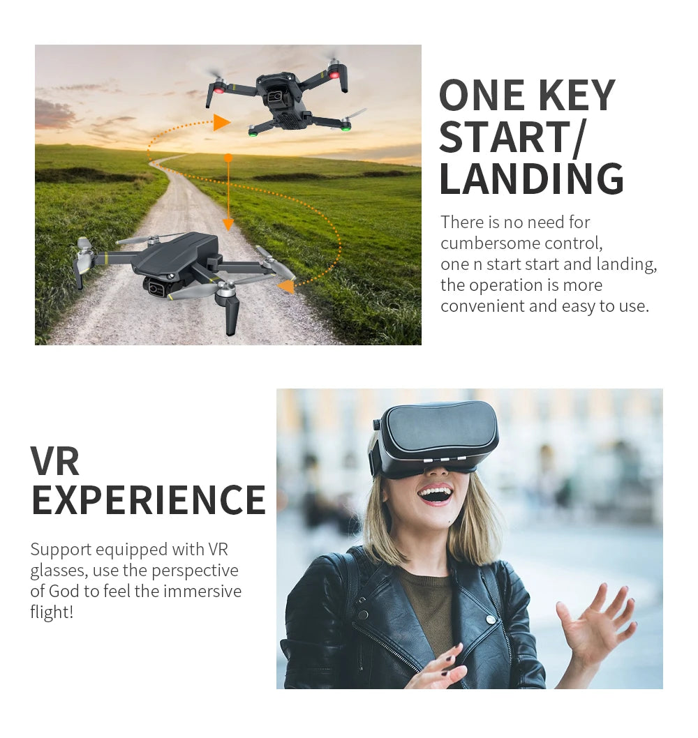 WYFA X3 Drone - GPS 6K HD EIS OAS Dual Camera Profesional Brushless Rc Anti-Shake Photography Foldable obstacle Drones For Gift Toy Professional Camera Drone 26 WYFA X3 Drone, VR EXPERIENCE Support equipped with VR glasses, use the perspective of God to feel