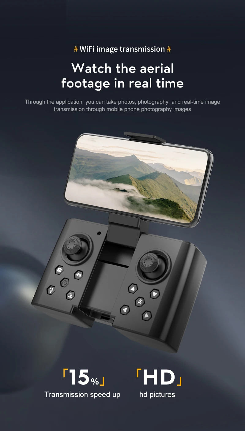 XT8 RC Mini Drone - 2024 New 4K Dual HD Camera Video Shooting Led Drone Quadcopter with FPV One-Key Return Toys for Kids Gift 33 XT8 RC Mini Drone, wifi image transmission watch the aerial footage in real time through the application