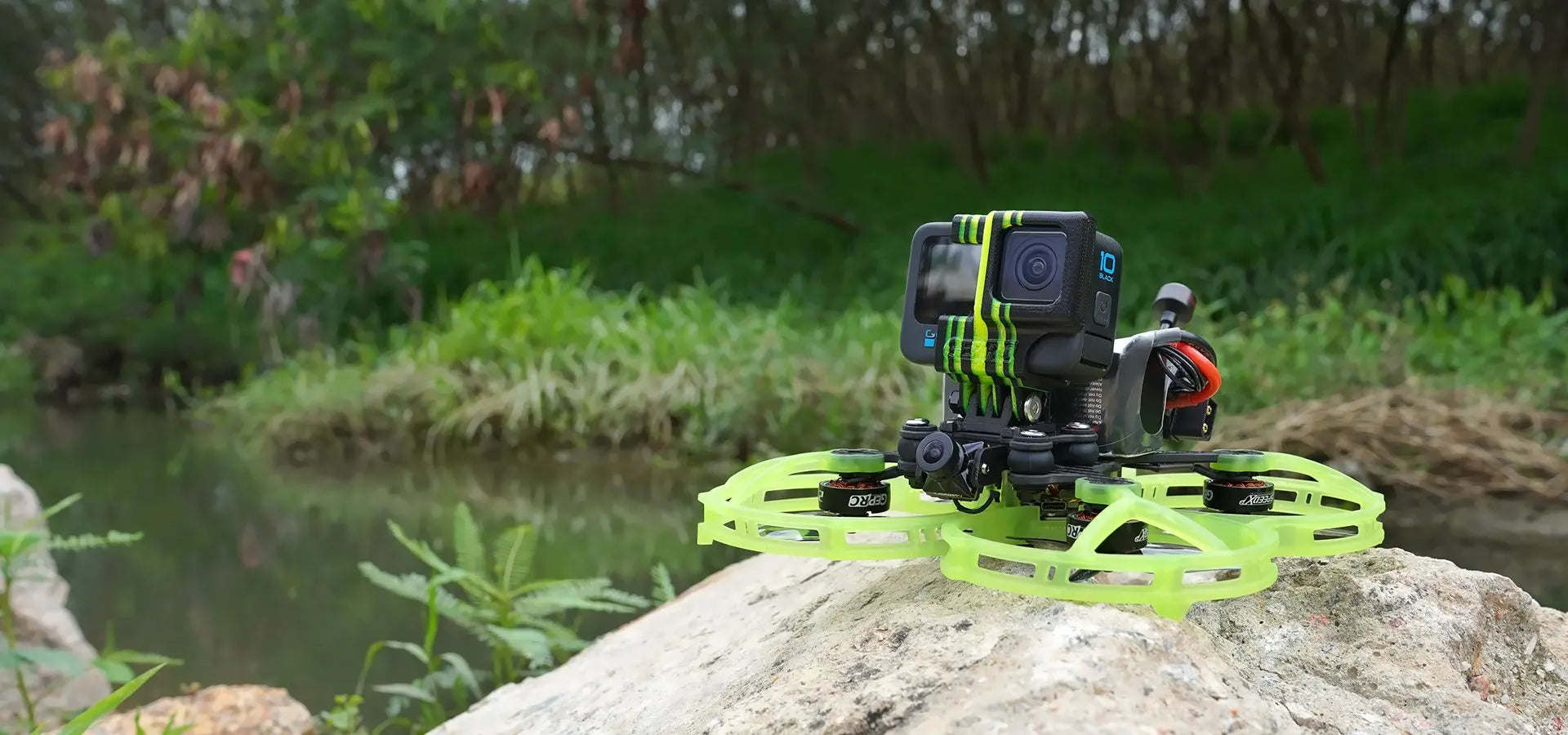 GEPRC CineLog35 Cinewhoop, GEP-CL35 Frame: 2.5mm Bottom plate: 2.0mm Arm plate: 3.5