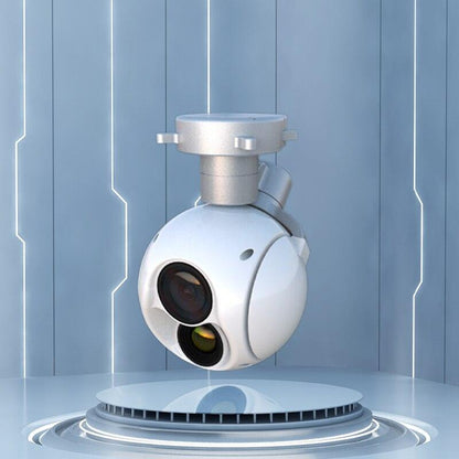 Uav thermal imaging infrared camera pod 360 degrees rotating pan head camera temperature imaging target scanning - RCDrone