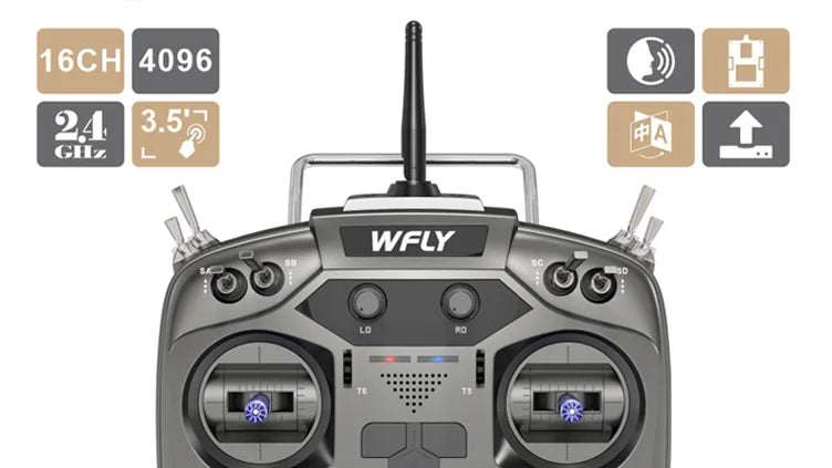 WFLY standard packing : *ET16S Radio *RF209S Receiver