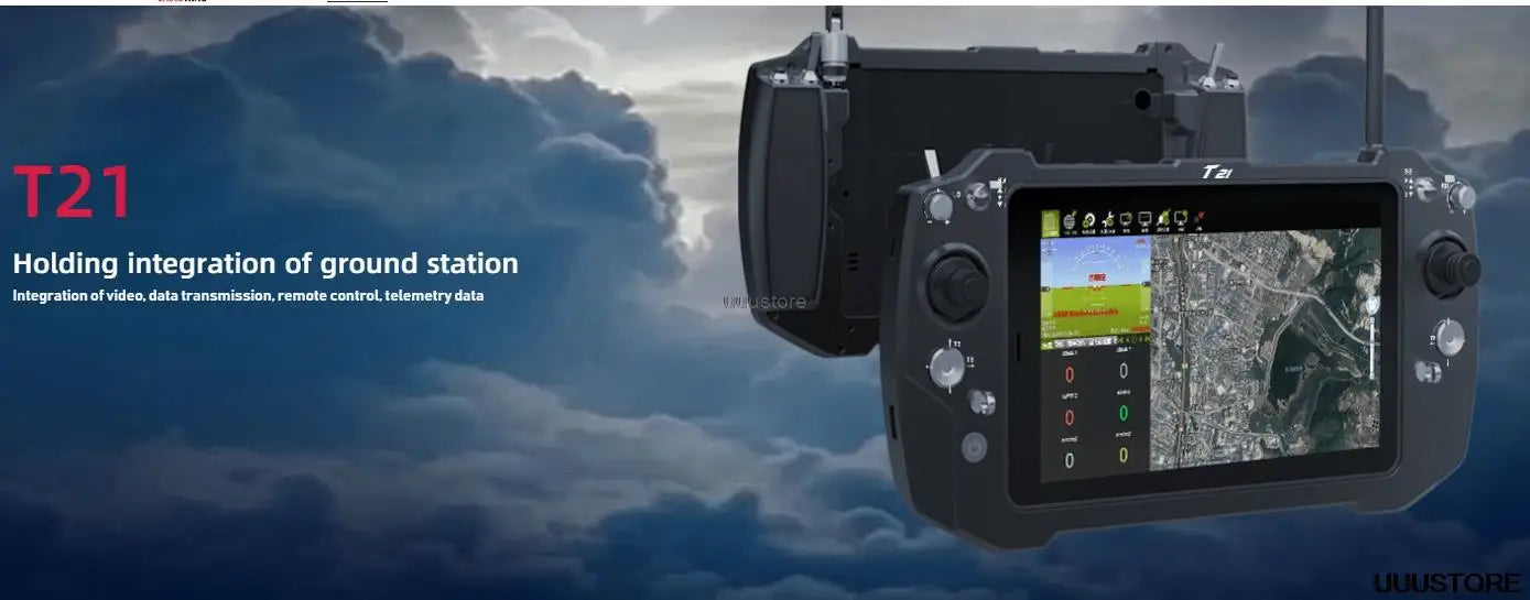 T21 FPV Portable Ground Station, T2i T21 62400 Holding integration of ground station Integration ofvideo, data