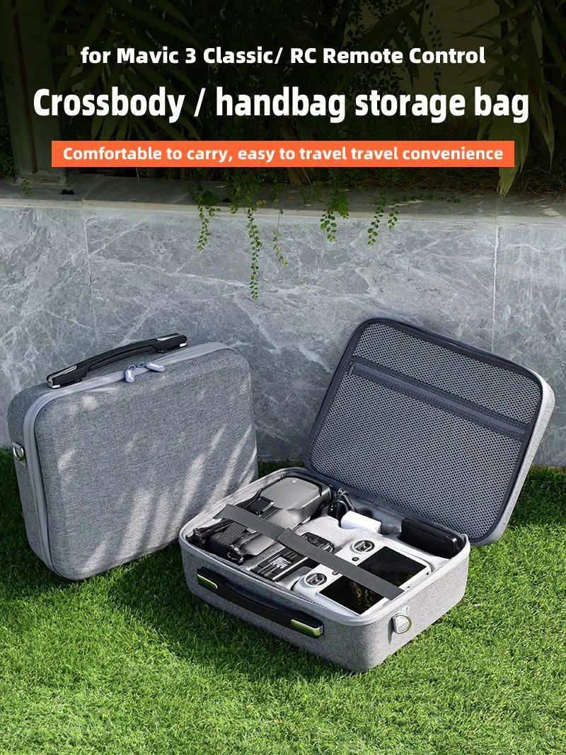 Shoulder Bag for DJI Mavic 3, Mavic 3 Classic/ RC Remote Control Crossbody handbag storage bag Comfortable to carry