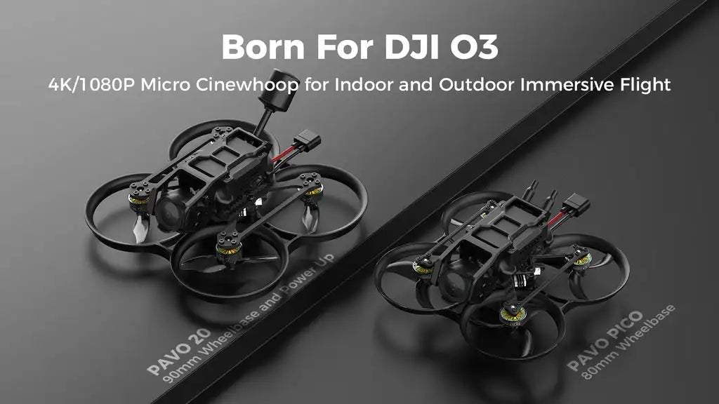 BETAFPV Pavo20, Born For DJI 03 4K/1O8OP Micro Cinewhoop for Indoor and
