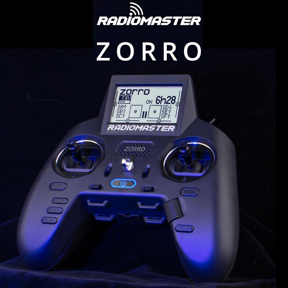 New RadioMaster ZORRO CC2500 JP4IN1 Airplane Remote Control with High Frequency Hall Handle Remote Control - RCDrone