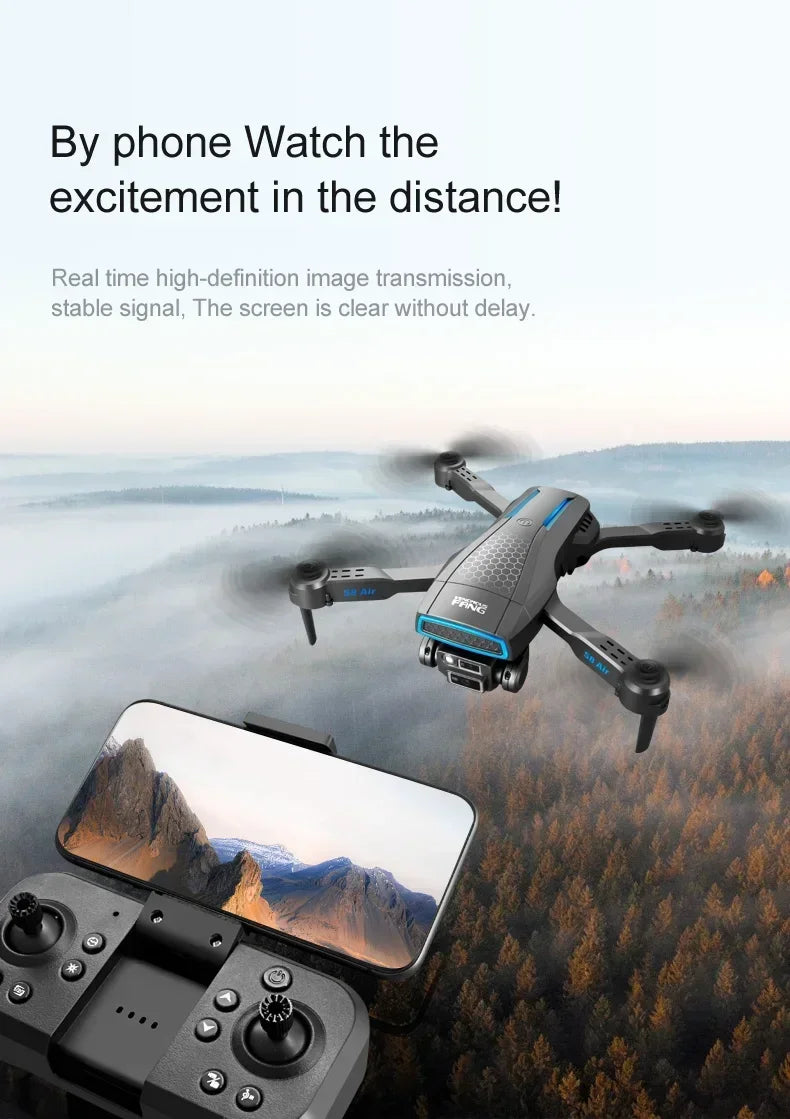 S8 Air  Drone, phone watch the excitement in the distancel real time high-defini