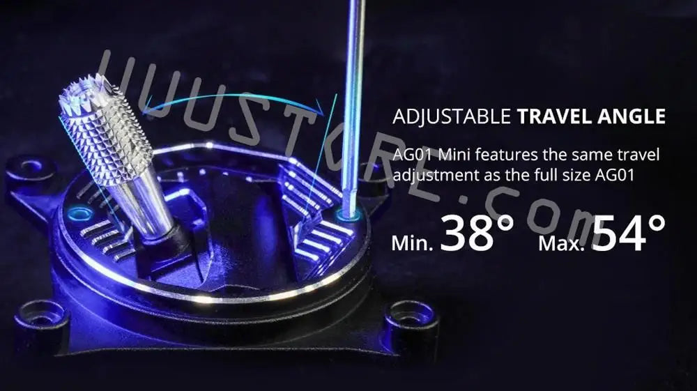 RadioMaster AG01 Gimbal - MINI CNC Hall Gimbal for TX12 / Zorro Radio Transmitter FPV Remote Controller 11 RadioMaster AG01 Gimbal, ADJUSTABLE TRAVEL ANGLE AGO1 Mini features the same travel adjustment