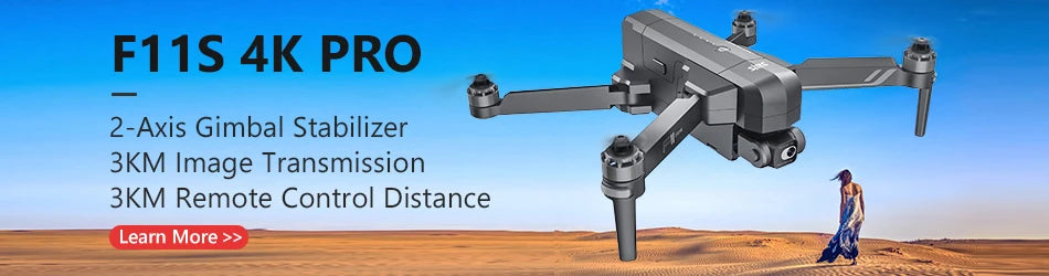 SG907 MAX Drone, F11S 4K PRO 2-Axis Gimbal Stabilizer 3KM Image
