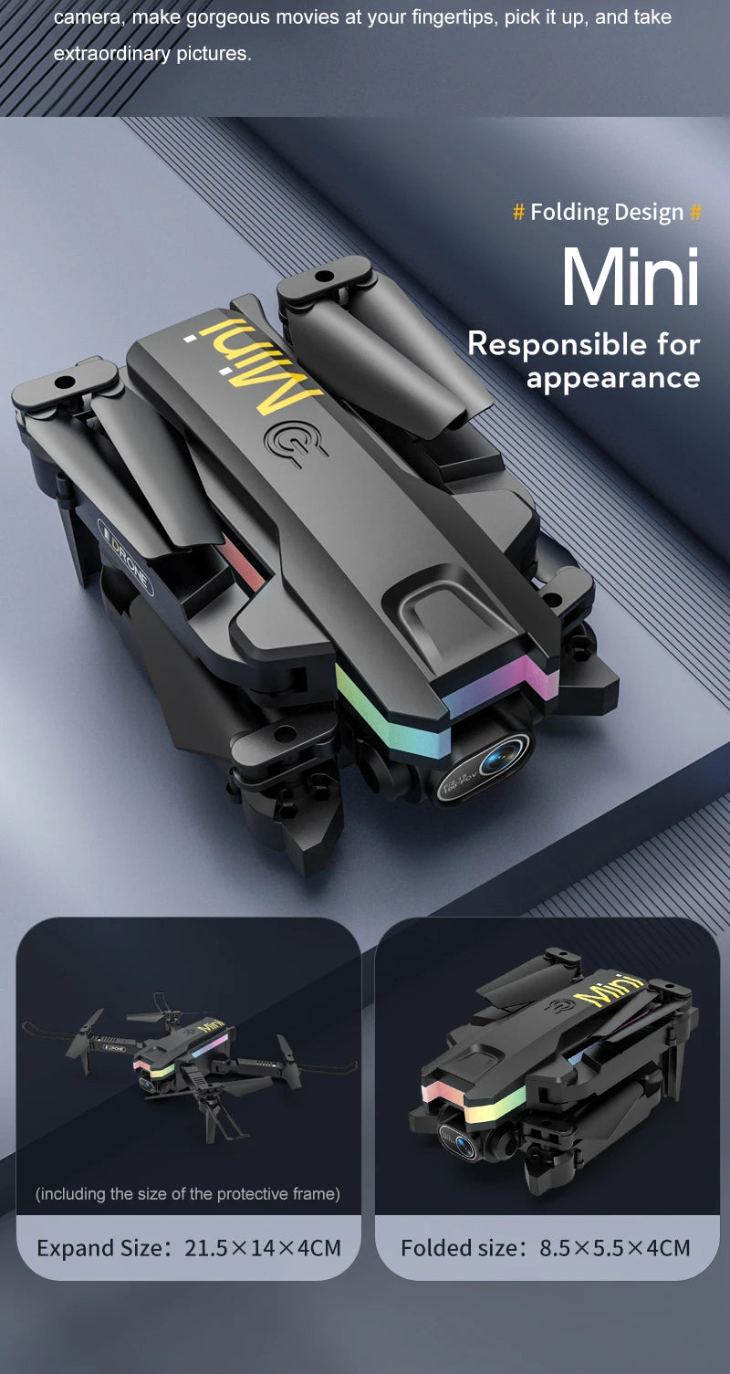 XT8 RC Mini Drone - 2024 New 4K Dual HD Camera Video Shooting Led Drone Quadcopter with FPV One-Key Return Toys for Kids Gift 25 XT8 RC Mini Drone, camera make gorgeous movies at your fingertips, pick it up, and take