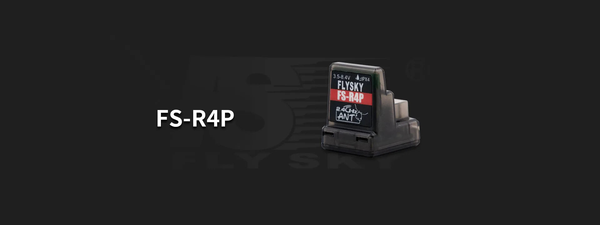FlySky FS-R4P 2.4G 4CH Receiver - ANT Protocol Wireless Four-channel Receiver G7P G4P ST8 for FLYSKY 3 FlySky FS-R4P 2.4G 4CH Receiver SPECIF