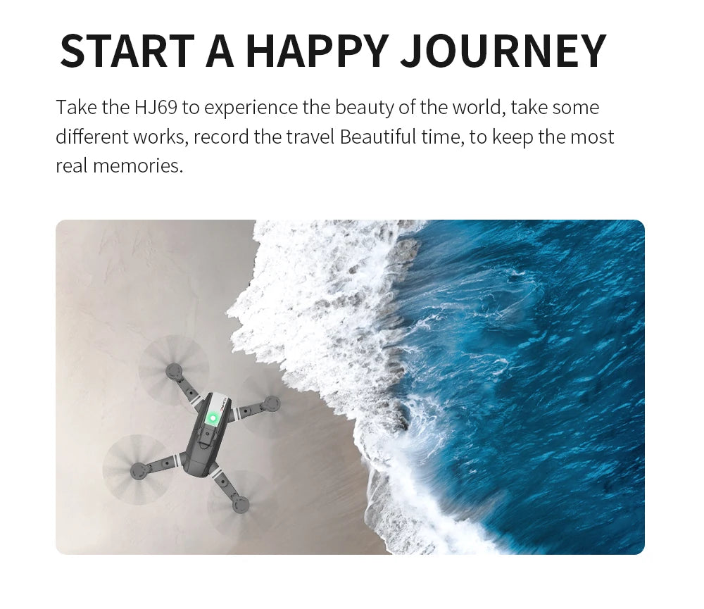 HJ69 Max Drone, start a happy journey take the hj69 to experience the