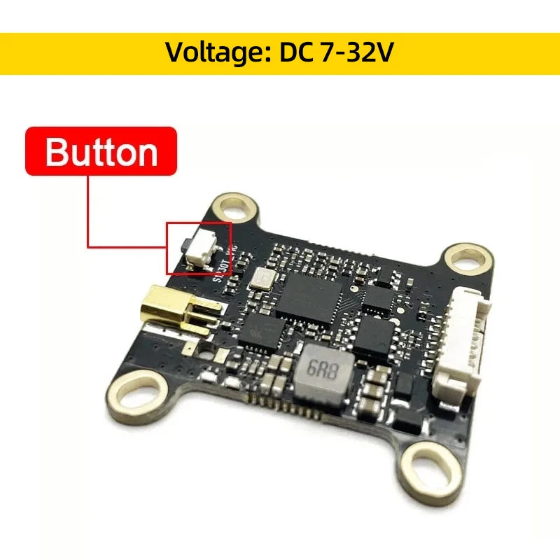 Émetteur Vidéo FPV 5.8GHz 2W (2000mW) Aboiled - Longue Portée 20km+ Pour Drones à Voilure Fixe, 48 Canaux - 10