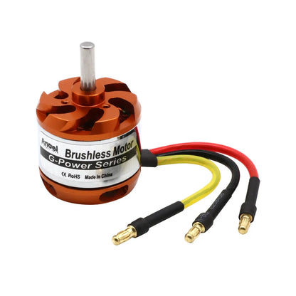 G-Power Series brushless motor, CE RoHS certified, made in China. Perfect for mini multicopters, RC planes, and helicopters.