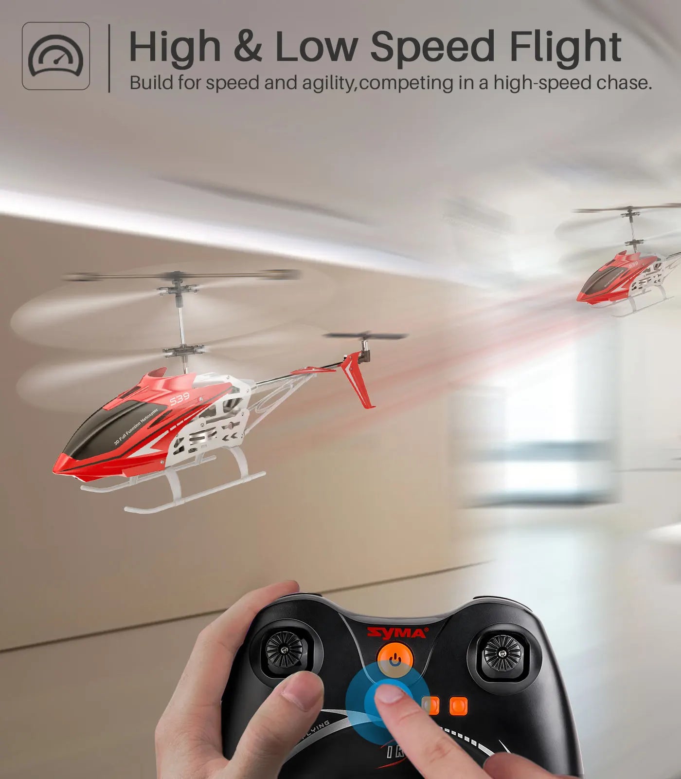 SYMA S39 RC Helicopter, '539 30 Full Funcilon Haheontor -yinG