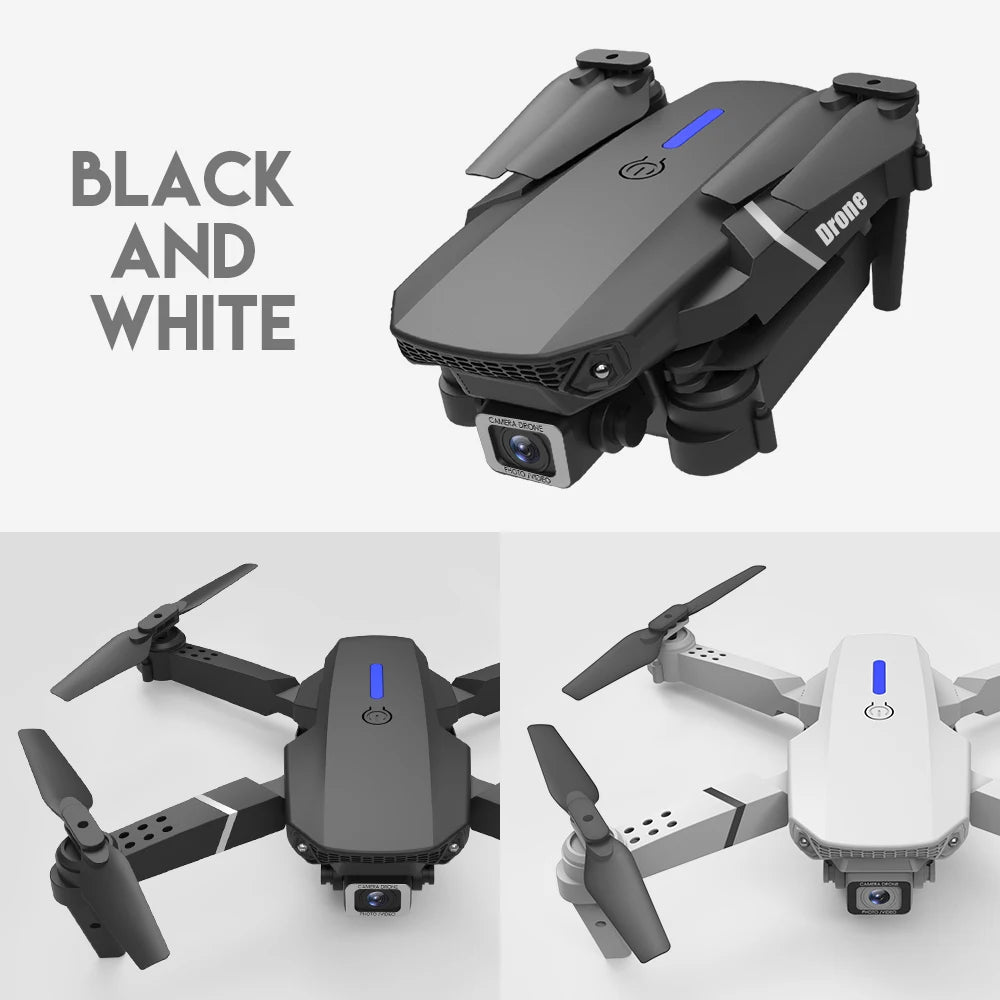 E88 Pro Drone - 2023 New Drone 4K Wide Angle HD Camera Foldable RC Helicopter WIFI FPV Height Hold Gift Toy 40 E88 Pro Drone, e88pro rc drone 4k profess
