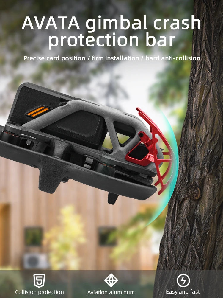 Gimbal Camera Anti-collision Bar for DJI Avata Combo Drone, AVATA gimbal crash protection bar Precise card position firm installation/
