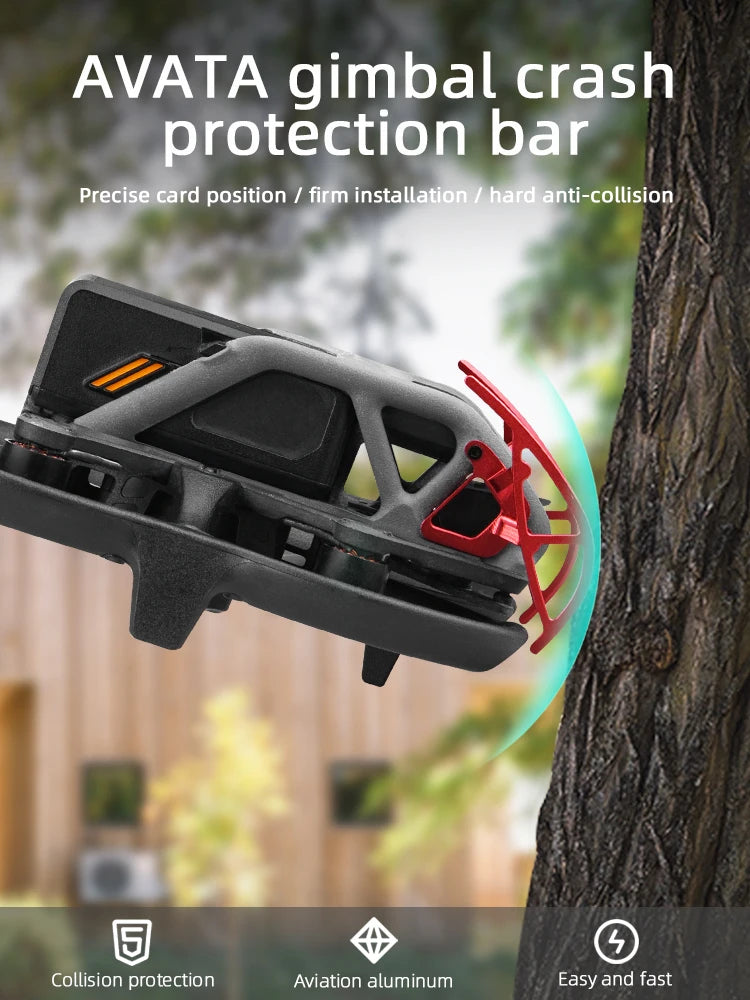 Gimbal Camera Anti-collision Bar for DJI Avata Combo Drone - Bumper Protector Lens Bumper Accessories 11 Gimbal Camera Anti-collision Bar for DJI Avata Combo Drone, AVATA gimbal crash protection bar Precise card position firm installation/