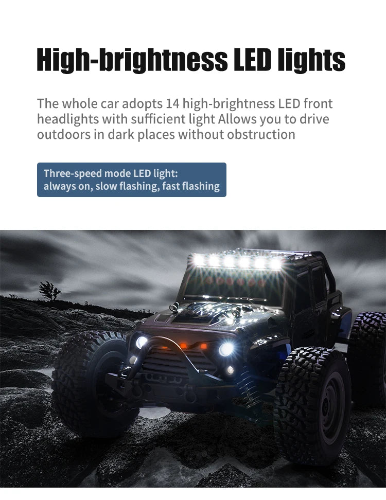 the whole car adopts 14 high-brightness LED front headlights with sufficient light