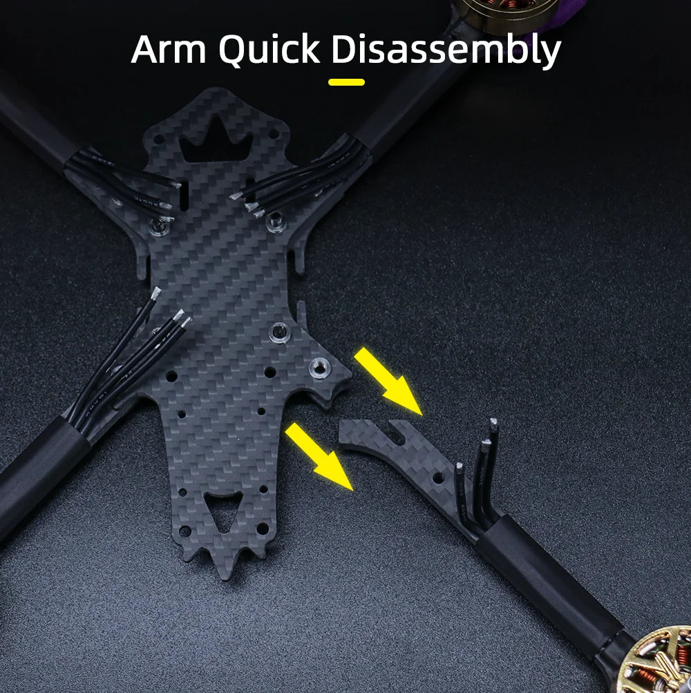 TCMMRC LAL5.1 Drone Kit - HD Professional Radio Control Drone Kit Wheelbase 225mm 2507 2600kv Brushless Motor with 4K Dual Camera Quadcopter 14 TCMMRC LAL5.1 Drone, Bluetooth flight controller has an onboard OSD chip, supports DMA mode (uses F