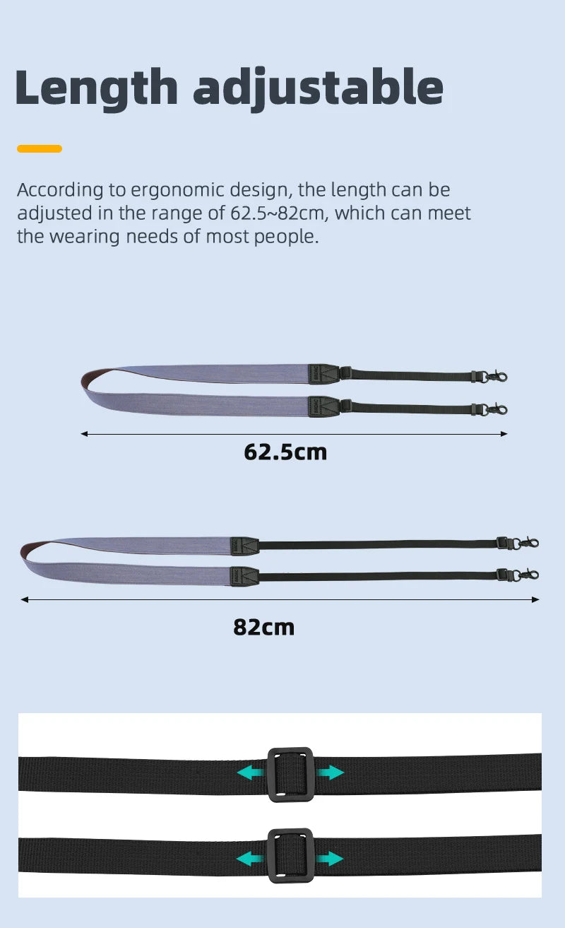 Remote Controller Lanyard Neck Strap for DJI Mini 3 Pro/Mavic 3 Safety Strap Belt for DJI RC Pro/DJI RC Drone Accessories 21 Remote Controller Lanyard Neck Strap, Length adjustable According to ergonomic design, the length can be adjusted in the range of 6