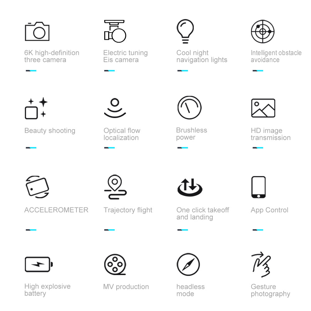 LS S8S Drone - 2.4G optical flow three-camera brushless drone with dual lens WIFI professional aerial photography drone 39 LS S8S Drone, high-definition electric tuning cool night intelligent obstacle three camera