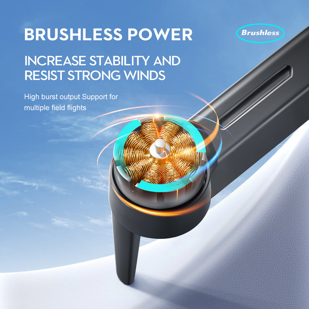 LS S8S Drone, brushless power increase stability and resist strong winds high burst output