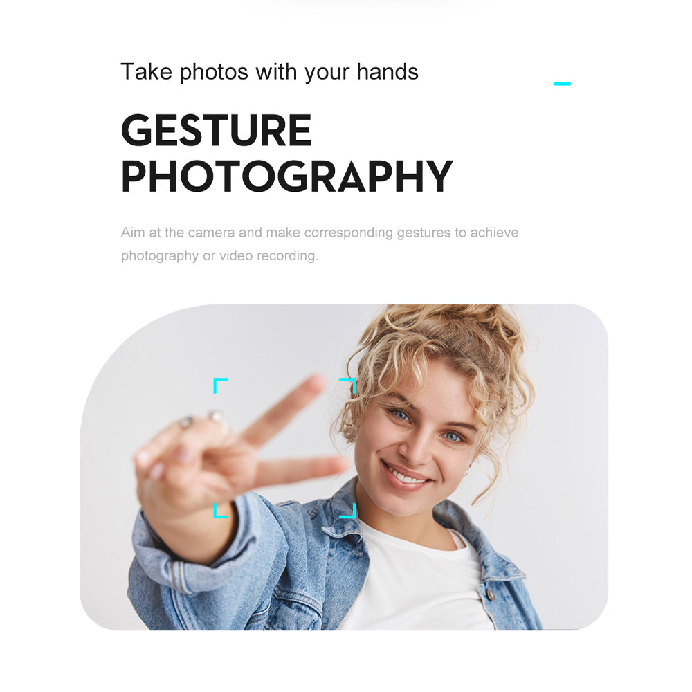 LS S8S Drone - 2.4G optical flow three-camera brushless drone with dual lens WIFI professional aerial photography drone 49 LS S8S Drone, take photos with your hands gesture photography aim at the camera and make