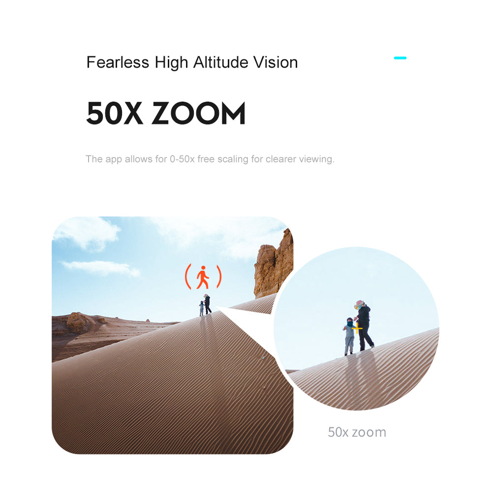 LS S8S Drone - 2.4G optical flow three-camera brushless drone with dual lens WIFI professional aerial photography drone 51 LS S8S Drone, the app allows for 0-50x free scaling for clearer viewing