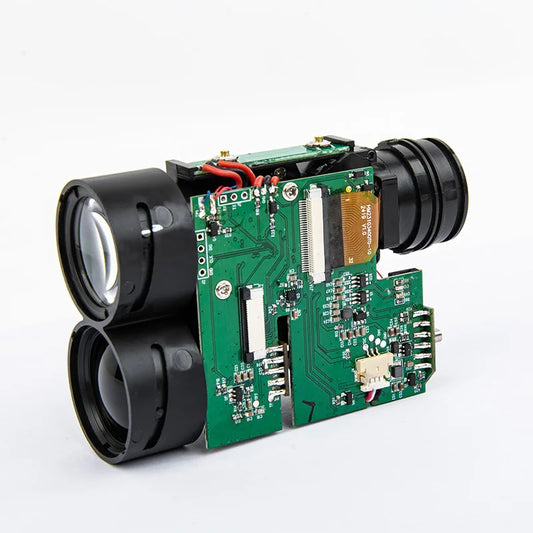 Laser Ranging Telescope Module / Infrared Ranging Module Sensor Module, 905 nm, 6X, 3 m-2000 m, 7° FoV