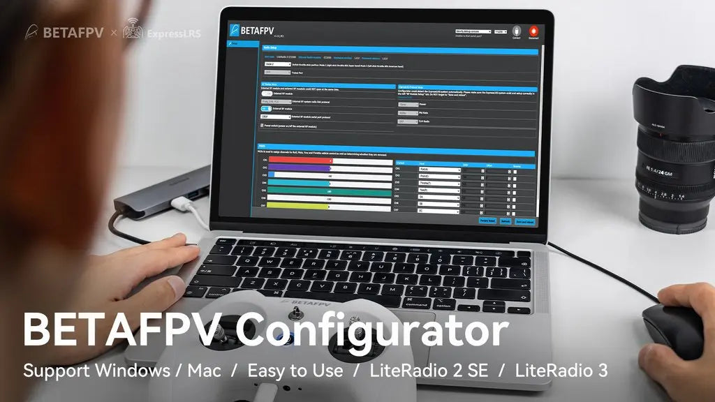 BETAFPV Configurator Support Windows Mac Easy to Use LiteRadio 2 SE Lite