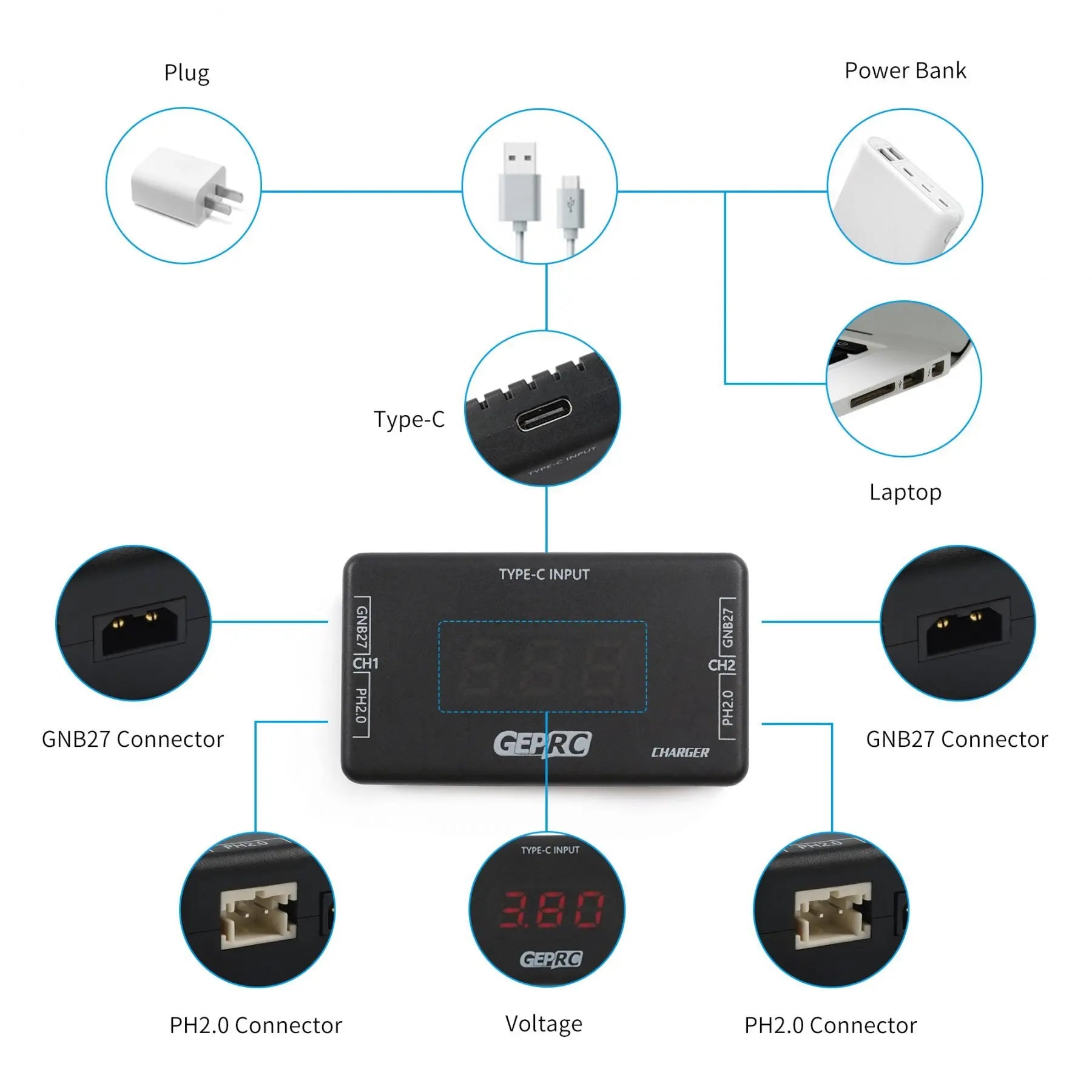 GEPRC GEP-C1 Charger, GEPRC GEP-C1 Charge