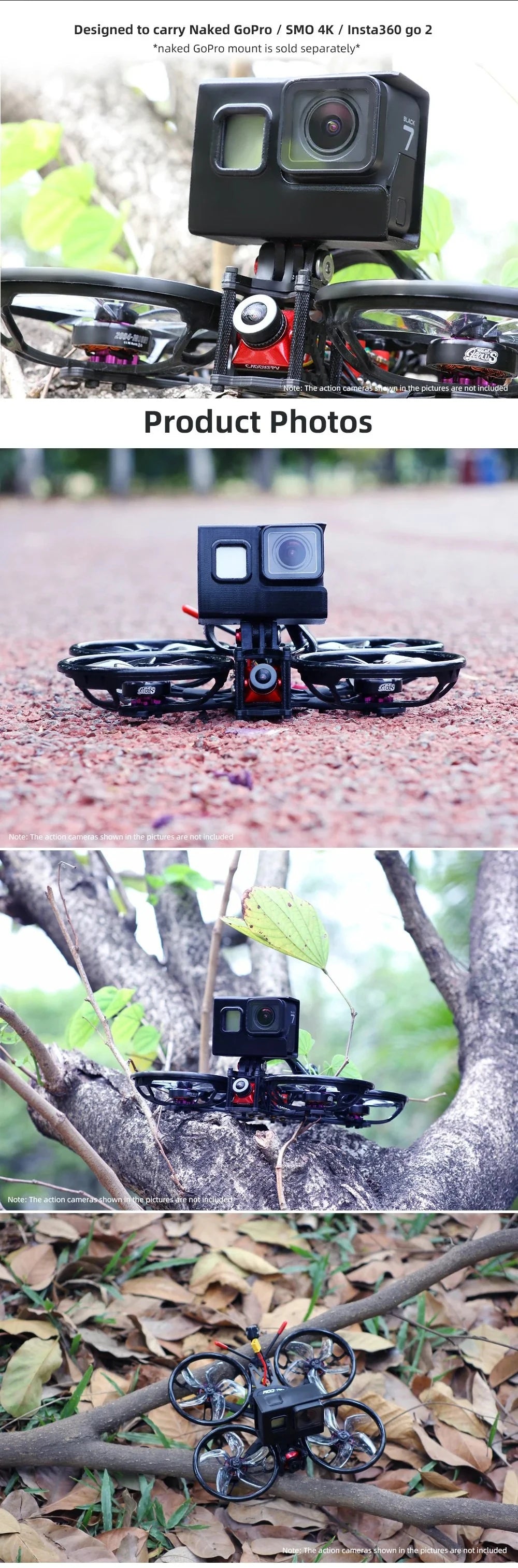 HGLRC Sector30CR - 3'' FPV Freestyle / Cinewhoop Sector150 Upgraded - Analog Version For RC FPV Quadcopter Freestyle Drone 9 HGLRC Sector30CR - 3'' FPV, HGLRC Sector30CR - 3