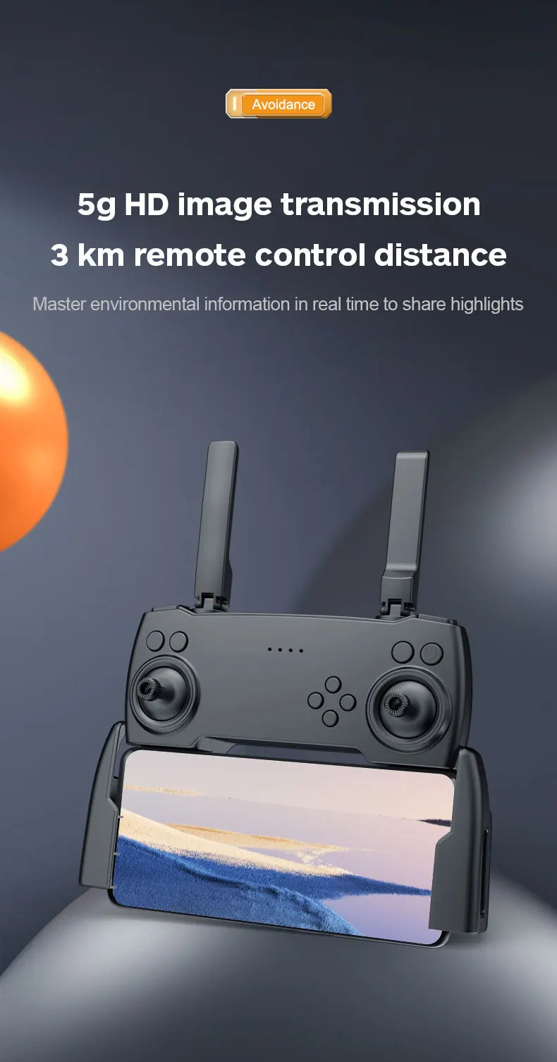 P7 Drone - 8K HD WIFI FPV 360 Obstacle Avoidance Drones Aerial Photography Four-Axis Rc Aircraft Rc Helicopter Kid Toy Gift 41 P7 Drone, avoidance 5g hd image transmission 3 km remote control distance