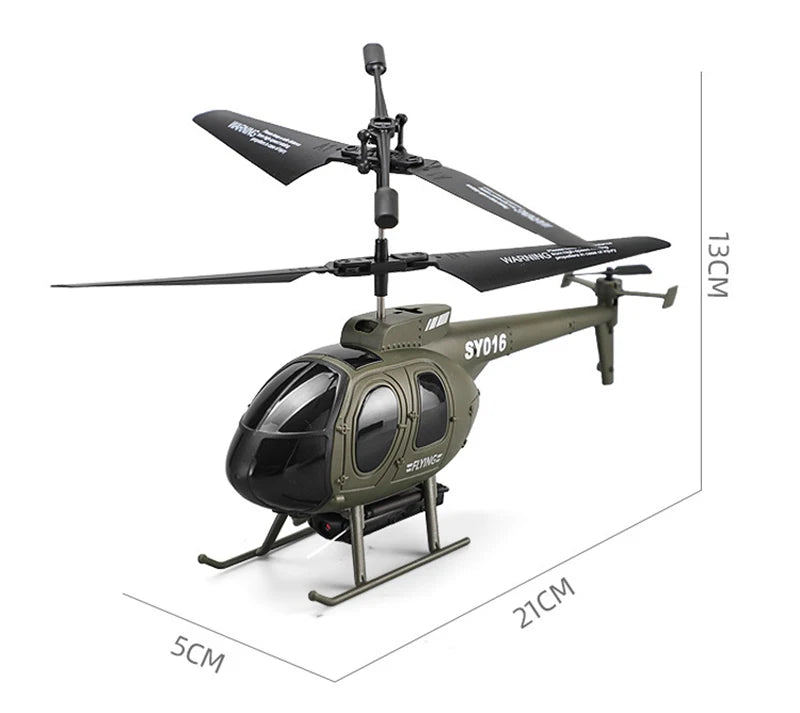 SY61 Rc Helicopter, 3C : Type 6CH Remote Control Aircraft USB Charging RC Helicopter